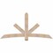 Ekena Millwork Alberta Smooth Timber Gable Bracket, Douglas Fir, 84"W x 42"H x 3 1/2"D x 5 1/2"F, 12/12 Pitch GBW084X42X0406ALB00SDF - alternate 1
